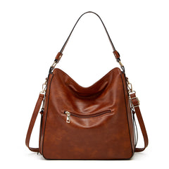 ML Luxury Leather 3-Piece Hobo Bag Set Print