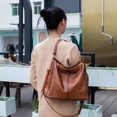 ML Luxury Leather 3-Piece Hobo Bag Set