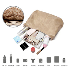 ML The Slouchy Soft Hobo Handbag 3-Piece Set
